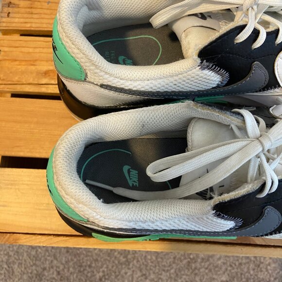 CLEARANCE! Nike Women's Size 8 Air Max Excee Sneakers White Green Glow Shoes - Picture 9 of 12
